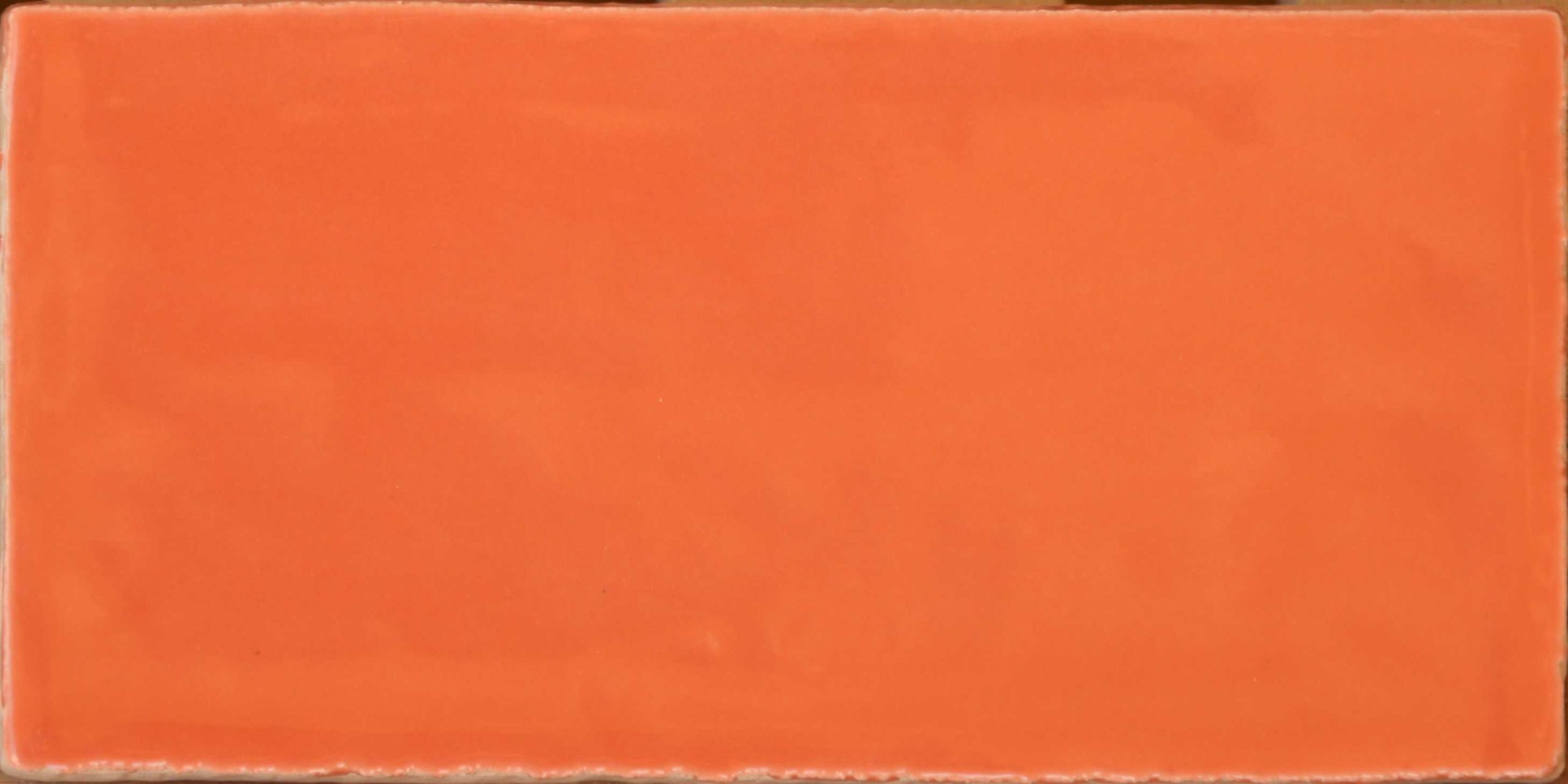 Oranje “Orange”  handvorm glans 7.5×15 cm