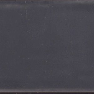 Wandtegel Handvorm mat 7.5x30 cm zwart