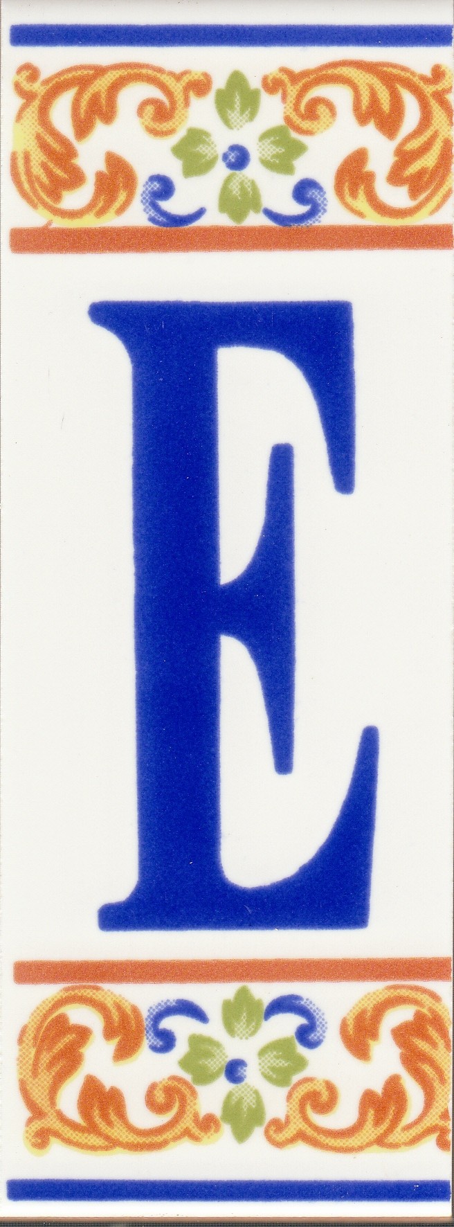 Letter E