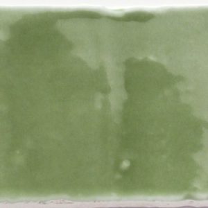 Olijf groen "Olive Green" handvorm glans 7.5x15 cm