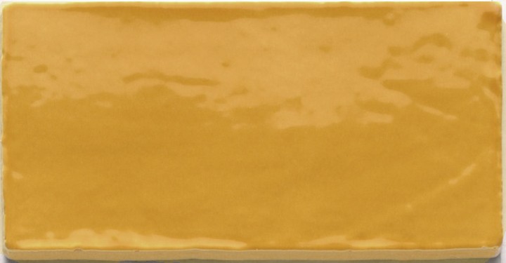 Oker Geel “Ocre”  handvorm glans 7.5×15 cm