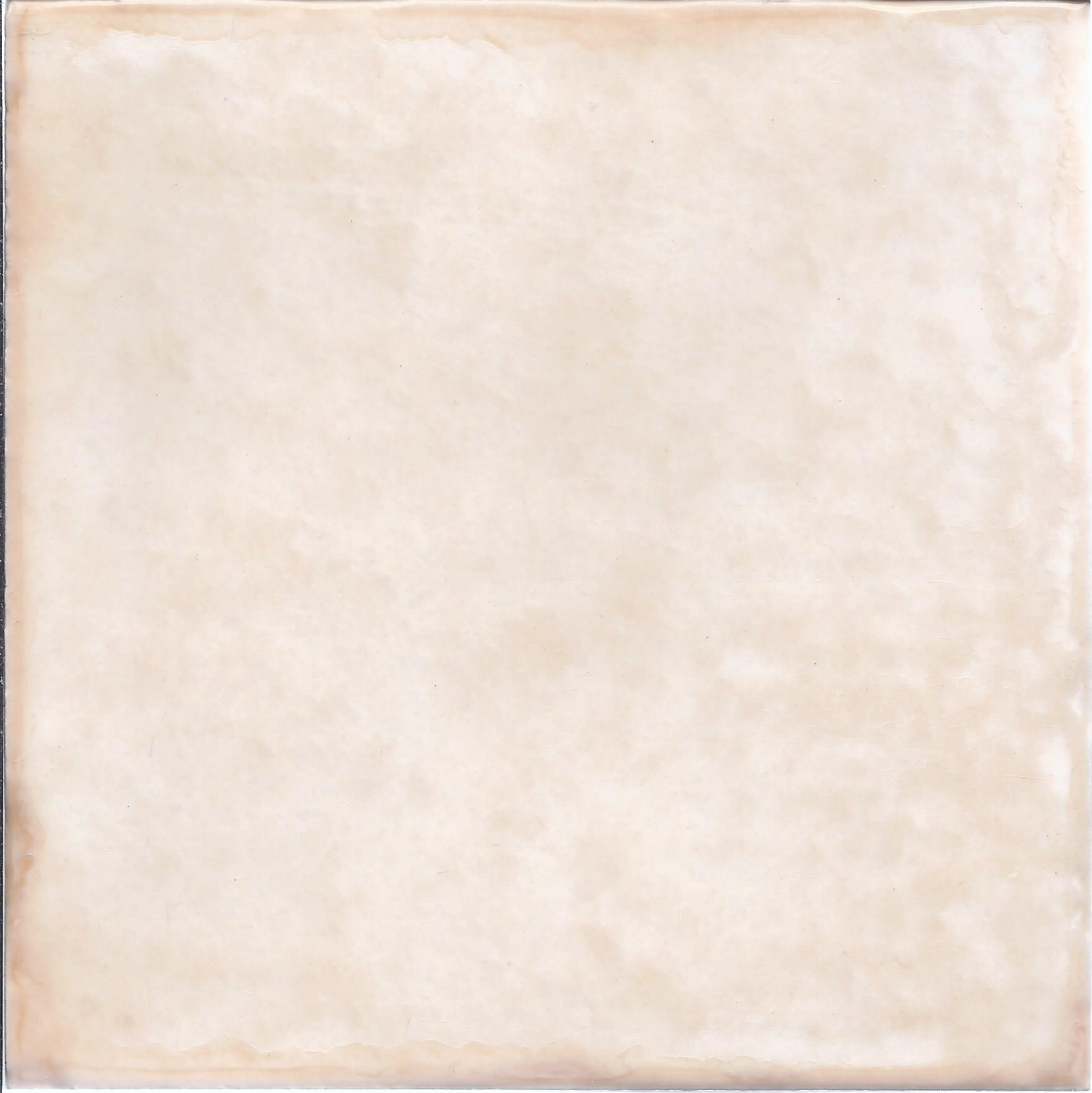 Wandtegel 15x15cm, antiek beige, glans