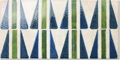 Victorian Blue 15x30cm wandtegel - Afbeelding 8