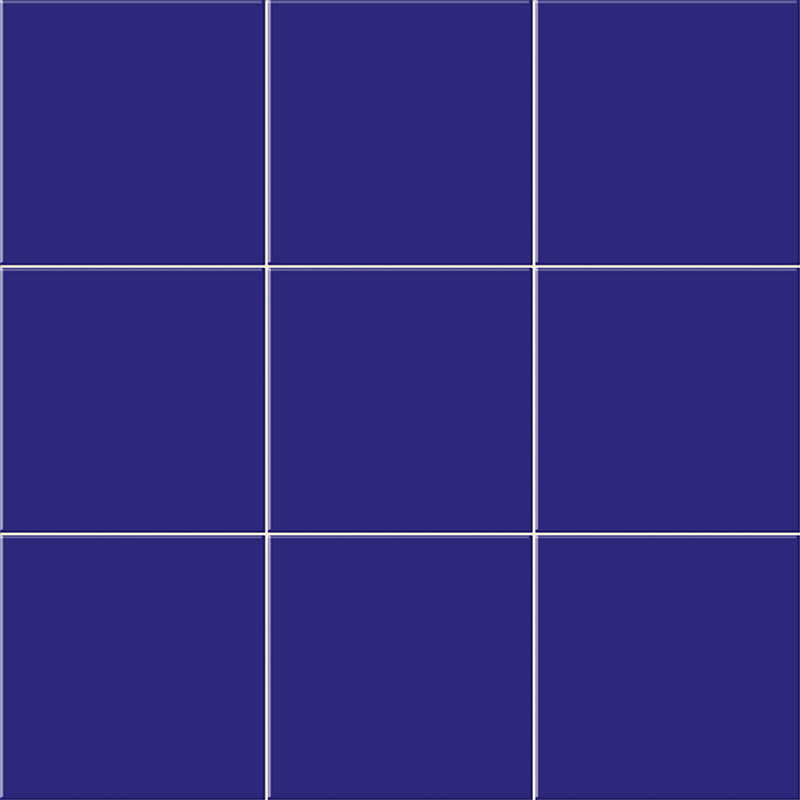 Wandtegel 20x20cm CHROMA glans kobalt Blauw