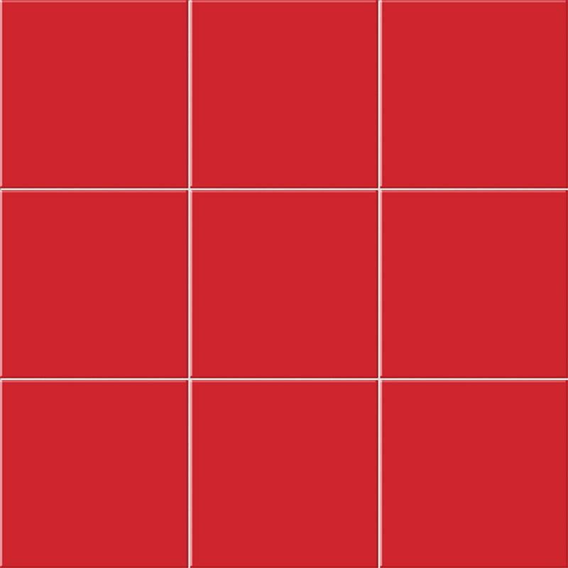 Wandtegel 20x20cm CHROMA glans Rood