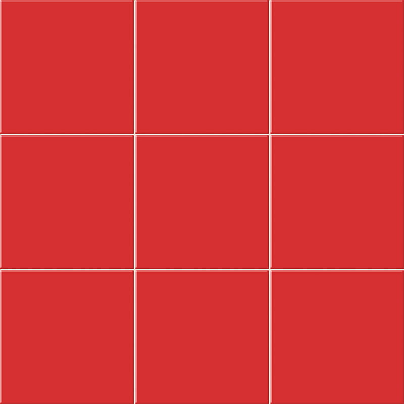 Wandtegel 20x20cm Chroma rood mat