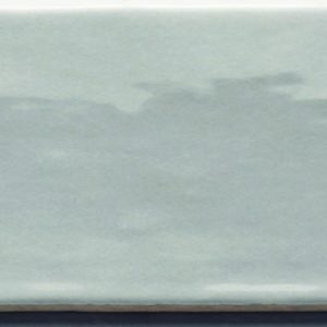 Wandtegel Handvorm 7.5x30cm glans licht blauw