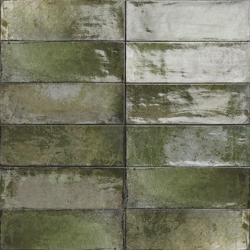 Wandtegel Armoni Green 10x30cm