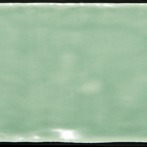 Wandtegel 7,5 x30 licht groen handvorm